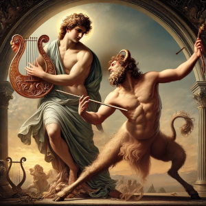 Mit o  Apollo i Marsjaszu